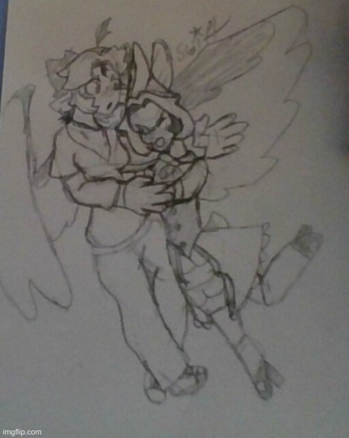My two OCS!!! | made w/ Imgflip meme maker