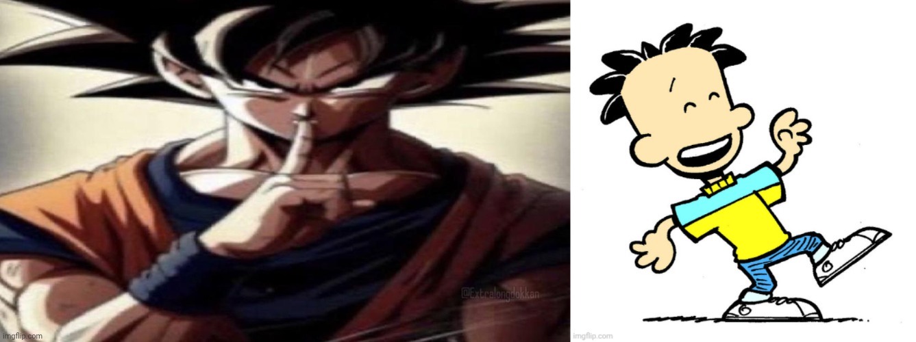 image tagged in goku shhhhh | made w/ Imgflip meme maker