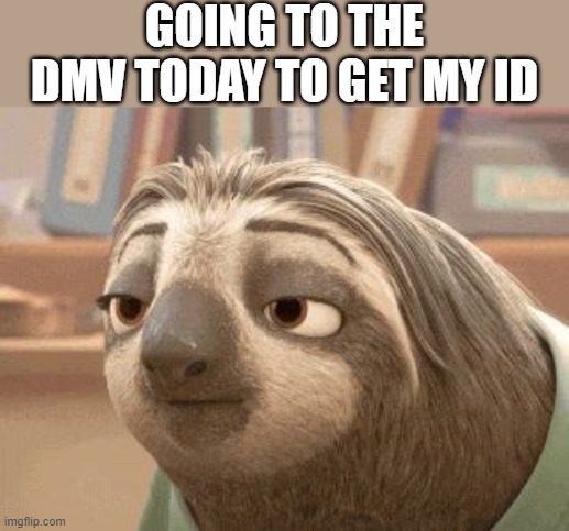 yippee... | GOING TO THE DMV TODAY TO GET MY ID | made w/ Imgflip meme maker