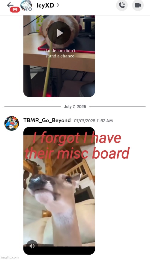 I forgot I have their misc board | made w/ Imgflip meme maker