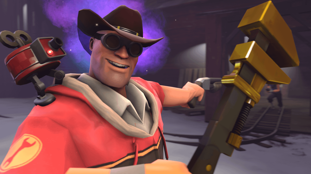 Engineer is credit to team Blank Meme Template