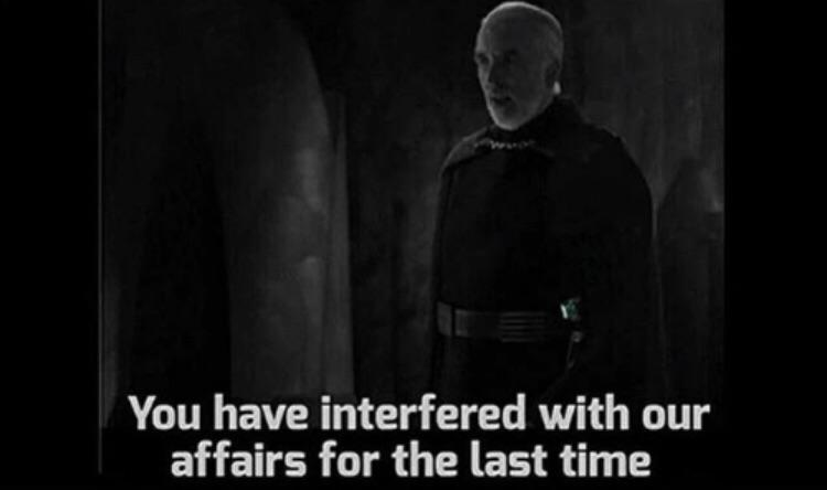 count dooku Blank Meme Template