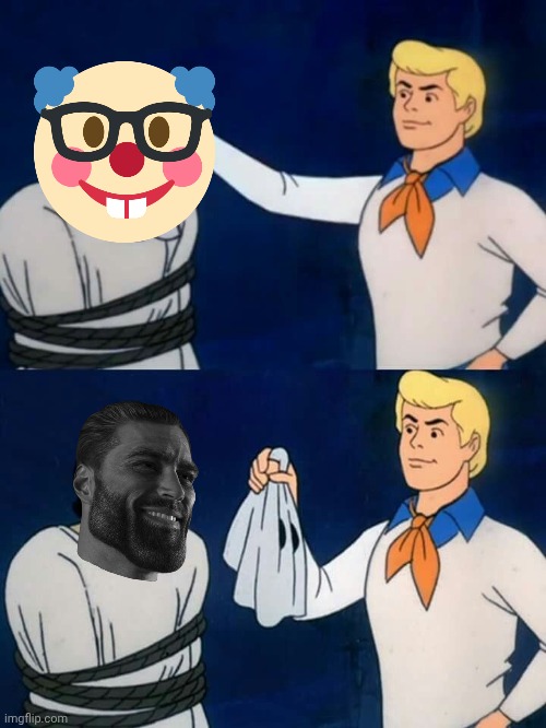 Scooby doo mask reveal | image tagged in scooby doo mask reveal | made w/ Imgflip meme maker