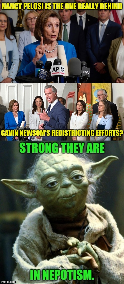 Now Why Wouldn't You Think | image tagged in memes,nepotism,strong,california,politicians,think about it | made w/ Imgflip meme maker