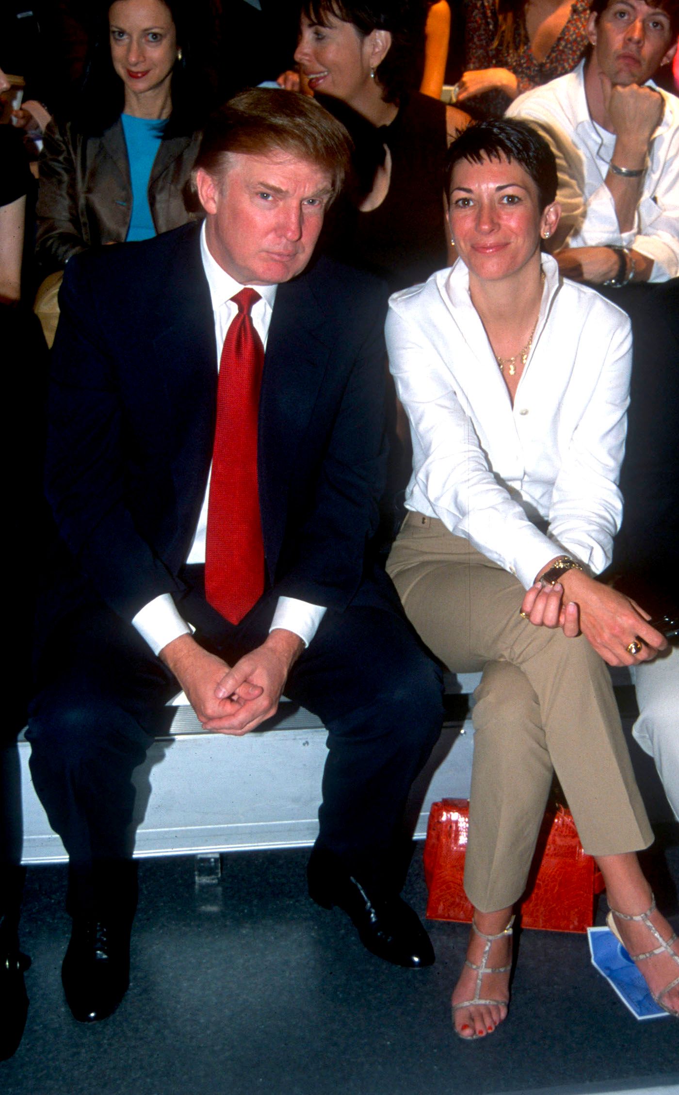 Jeffrey Epstein's partner, Donald Trump, and Ghislaine Maxwell Blank Meme Template