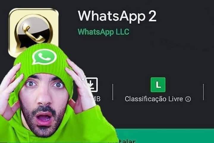 WhatsApp 2 Blank Meme Template