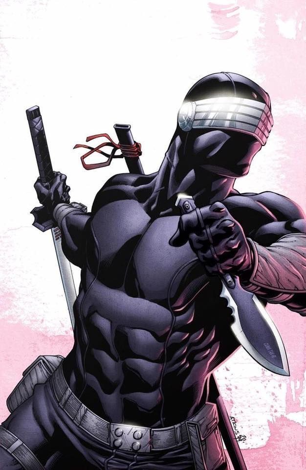 Snake Eyes knife Blank Meme Template