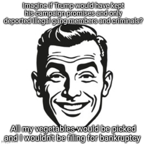 Campaign promises? Trump doesn't keep no stinking campaign promises. | image tagged in trump campaign promises,lied again,farmers face bankruptcies,crops rot in the fields | made w/ Imgflip meme maker