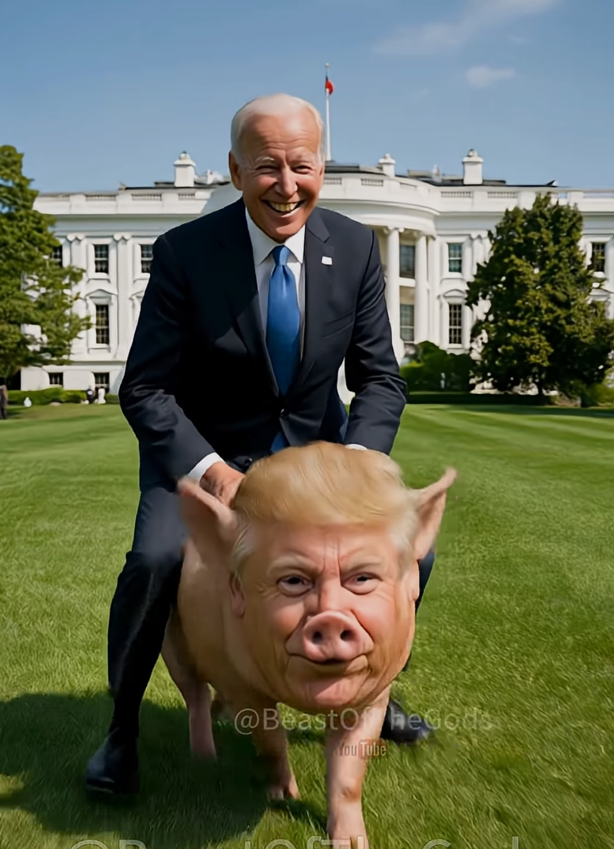 High Quality Trump biden Blank Meme Template