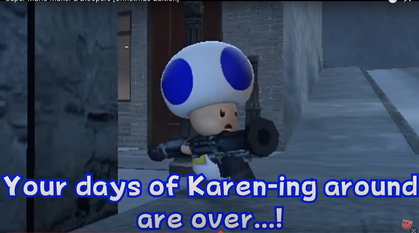 Toad with bazooka Blank Meme Template