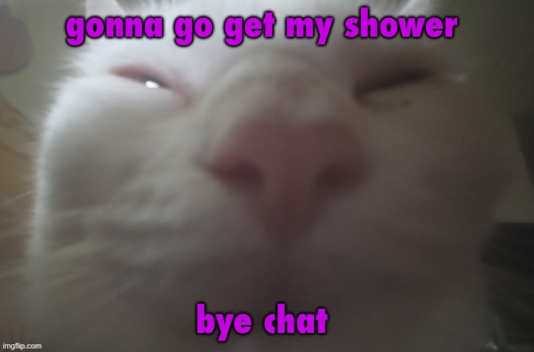 whuh??? | gonna go get my shower; bye chat | image tagged in whuh | made w/ Imgflip meme maker