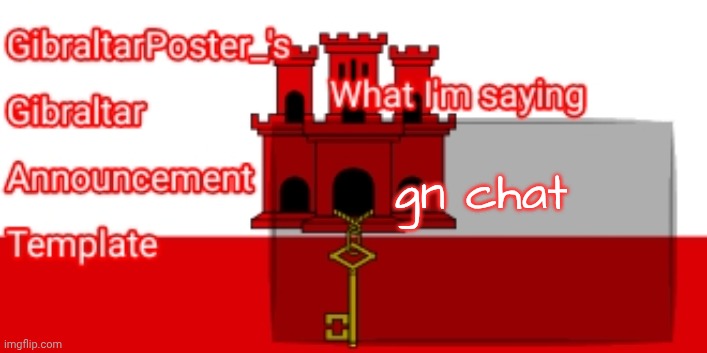 GibraltarPoster_'s Gibraltar Announcement Template | gn chat | image tagged in gibraltarposter_'s gibraltar announcement template | made w/ Imgflip meme maker