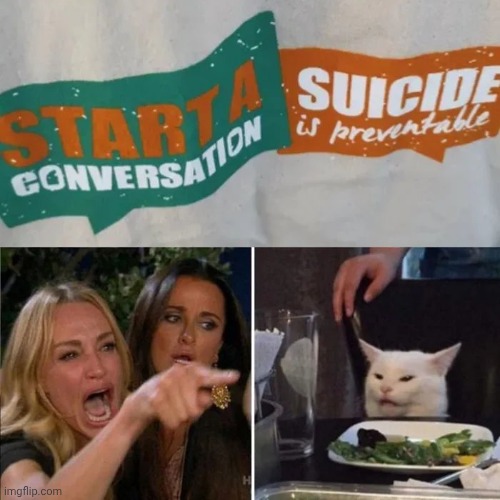 I'm just going to leave this here | image tagged in woman yelling at cat,scratch,not my problem,stop it get some help,roll safe think about it,smudge the cat | made w/ Imgflip meme maker