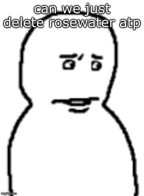 Bro… | can we just delete rosewater atp | image tagged in bro | made w/ Imgflip meme maker