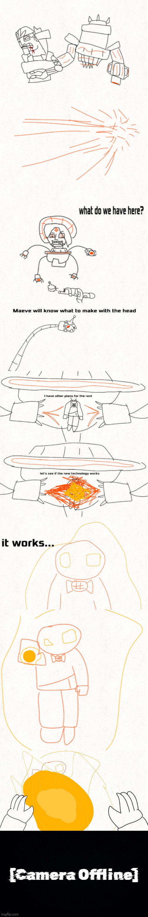 Astro wars episode 3.5 [final extra scene for season 1] (repost to match my new plans) | [Camera Offline] | image tagged in astro wars | made w/ Imgflip meme maker