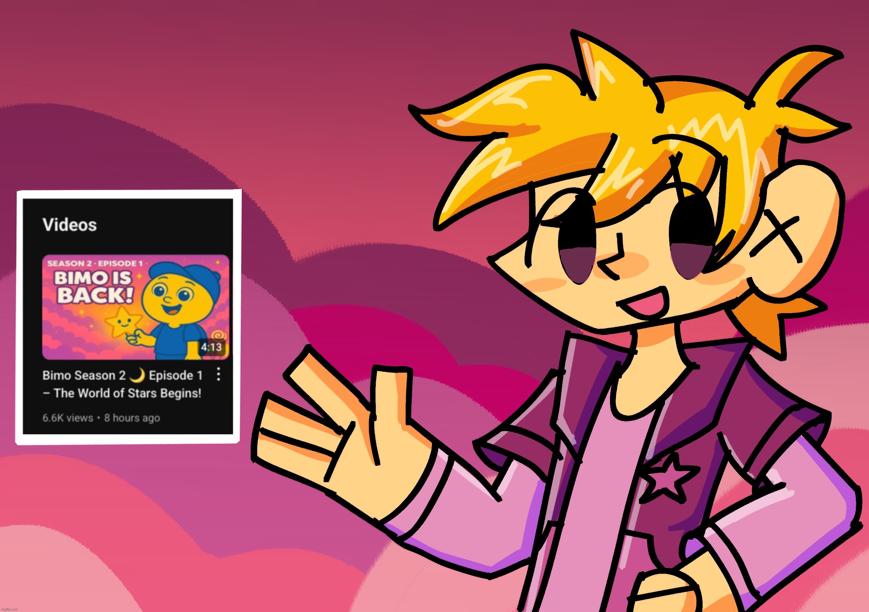 there’s a bimo season 2 now and it’s still AI SLOP (I redrew it) | image tagged in ai slop sucks | made w/ Imgflip meme maker