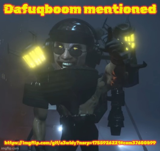 Nice! | Dafuqboom mentioned; https://imgflip.com/gif/a3wldy?nerp=1755926221#com37600899 | image tagged in nice | made w/ Imgflip meme maker