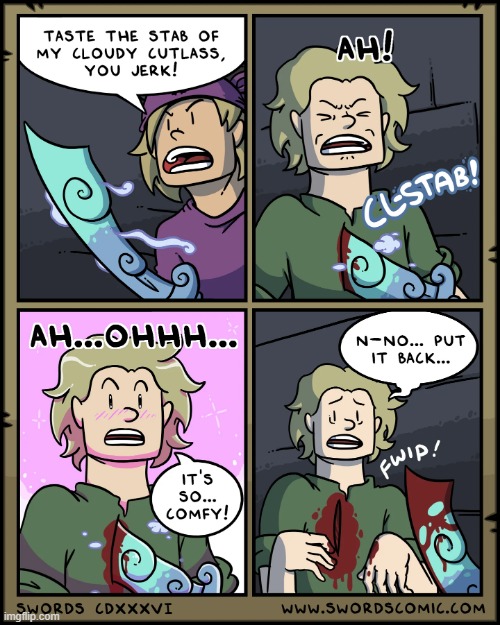 image tagged in sword,cloudy,cutlass,stab,comfy,relaxed | made w/ Imgflip meme maker