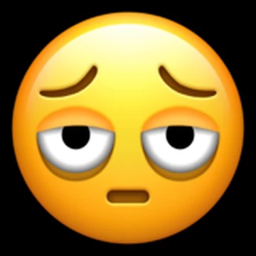 Exhausted emoji Blank Meme Template