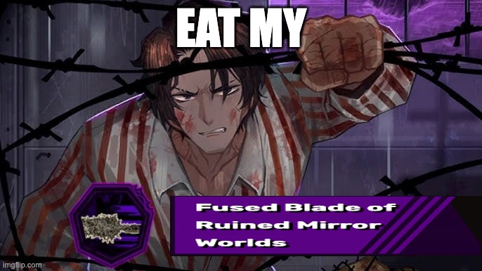 Healthcliff Crashout | EAT MY | image tagged in video games,angry old man,british | made w/ Imgflip meme maker
