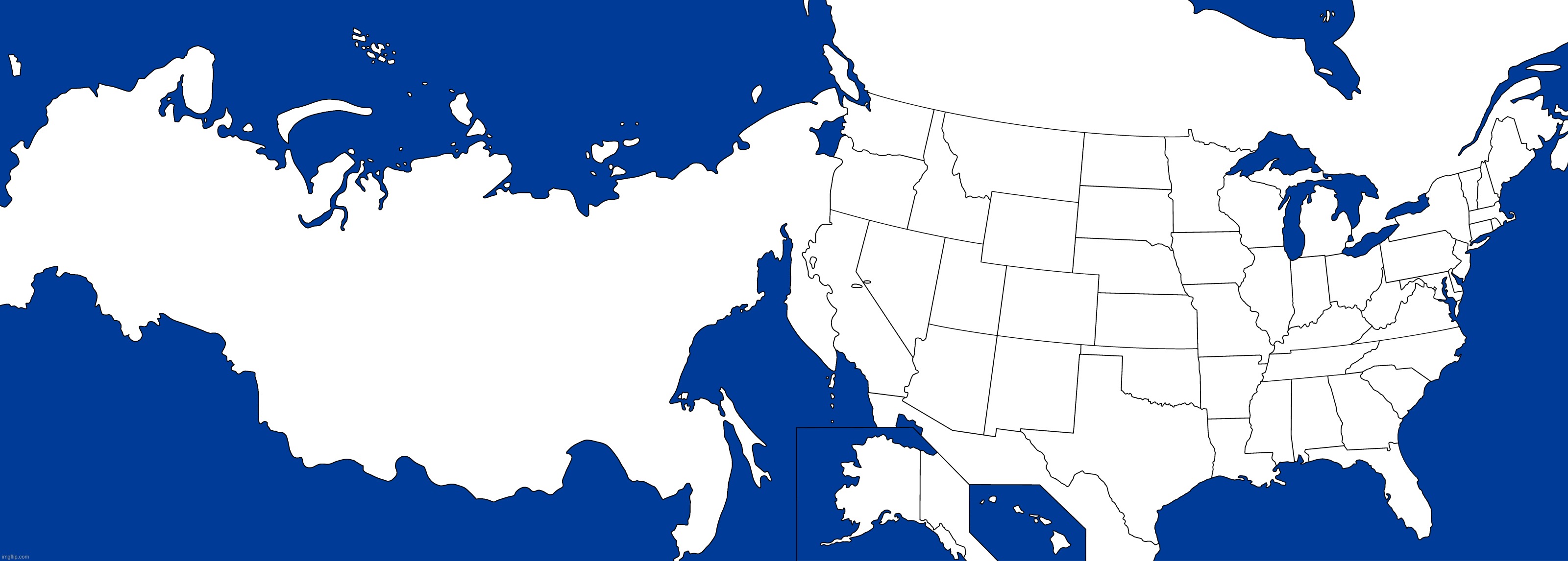 Russia glued to the U.S. | image tagged in russia glued to the u s | made w/ Imgflip meme maker