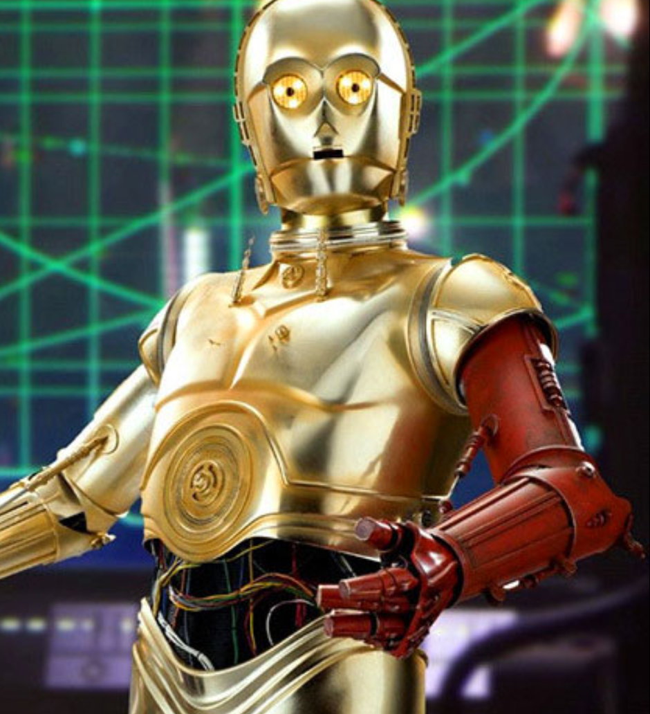 C3po red arm Blank Meme Template