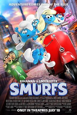 Smurfs (2025) Blank Meme Template