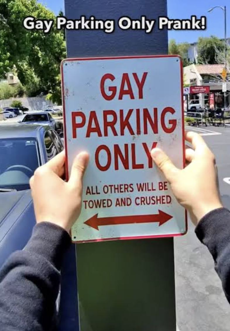 Gay sign Blank Meme Template
