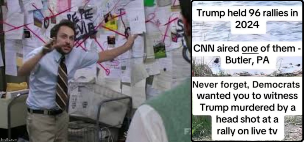 image tagged in conspiracy theory | made w/ Imgflip meme maker