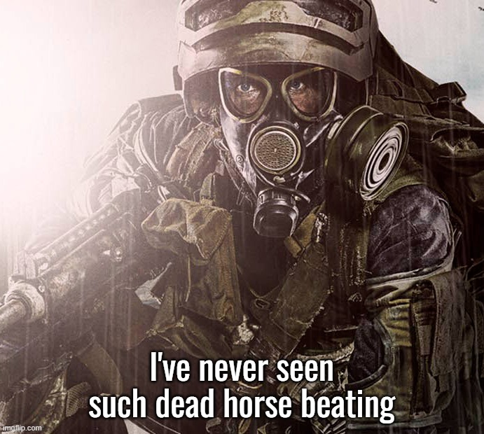 I've never seen such dead horse beating | made w/ Imgflip meme maker