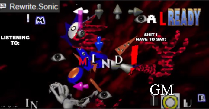 rewrite kyokai annoucement temp | GM | image tagged in rewrite kyokai annoucement temp | made w/ Imgflip meme maker