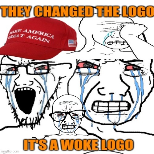 Cracker Barrel changes their logo and maga immediately melts down | image tagged in maga snowflakes melting down,because cracker barrel changing logo,whining maga again,stupid stuff they cry over | made w/ Imgflip meme maker