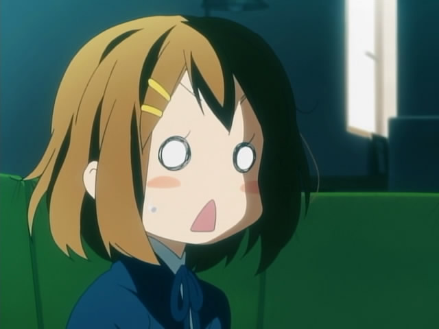 yui shocked Blank Meme Template