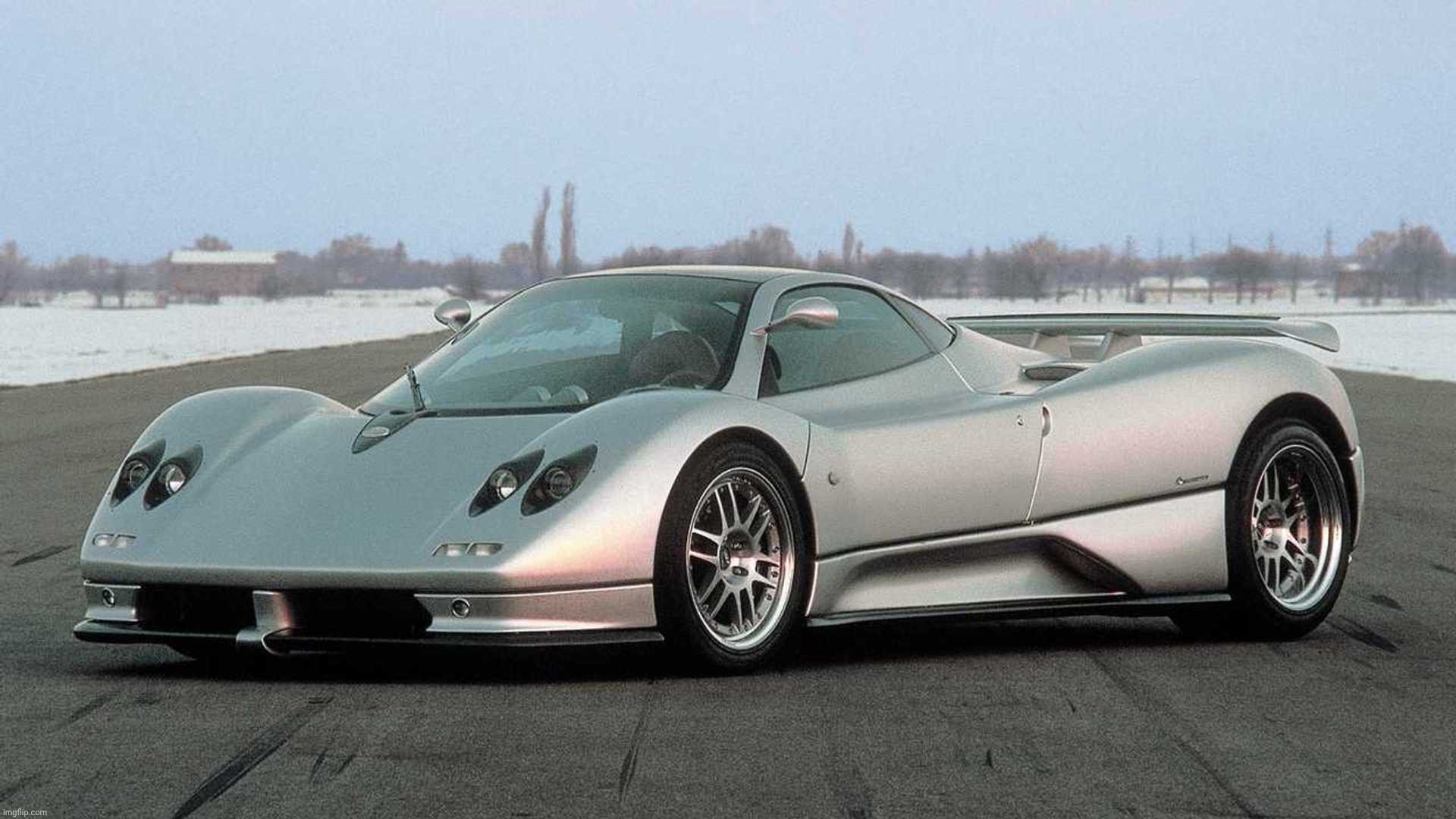 Pagani Zonda C12 First Ever Production Car | image tagged in pagani zonda c12,history,pagani | made w/ Imgflip meme maker