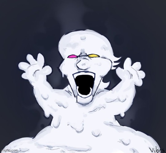 he saw tenna's freaky and cursed fanart | made w/ Imgflip meme maker