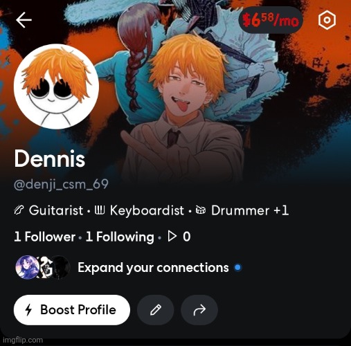 My bandlab if you want ( I just use it to talk) | made w/ Imgflip meme maker