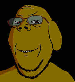 Ominous janny soyjak Blank Meme Template
