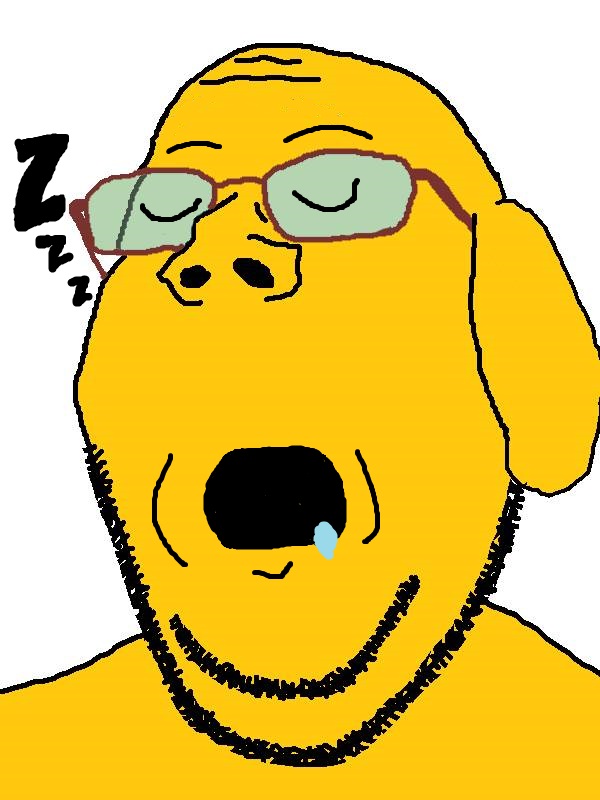 Sleeping janny Soyjak Blank Meme Template