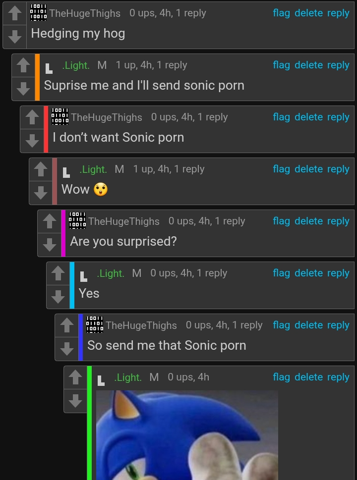 Suprise me and I'll send sonic porn Blank Meme Template
