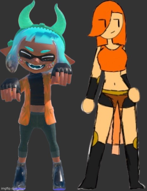 Can anyone rp with Inkmatas, Peyton, or both of them? (For new people: Inkmatas is on the Left and Peyton is on the right) | image tagged in inkmatas goober,peyton by dr evil-ish | made w/ Imgflip meme maker