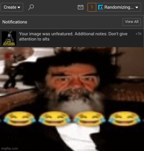 what? waht? wtat? wagt? who the fuck is alts | image tagged in goofy ahh saddam hussein | made w/ Imgflip meme maker