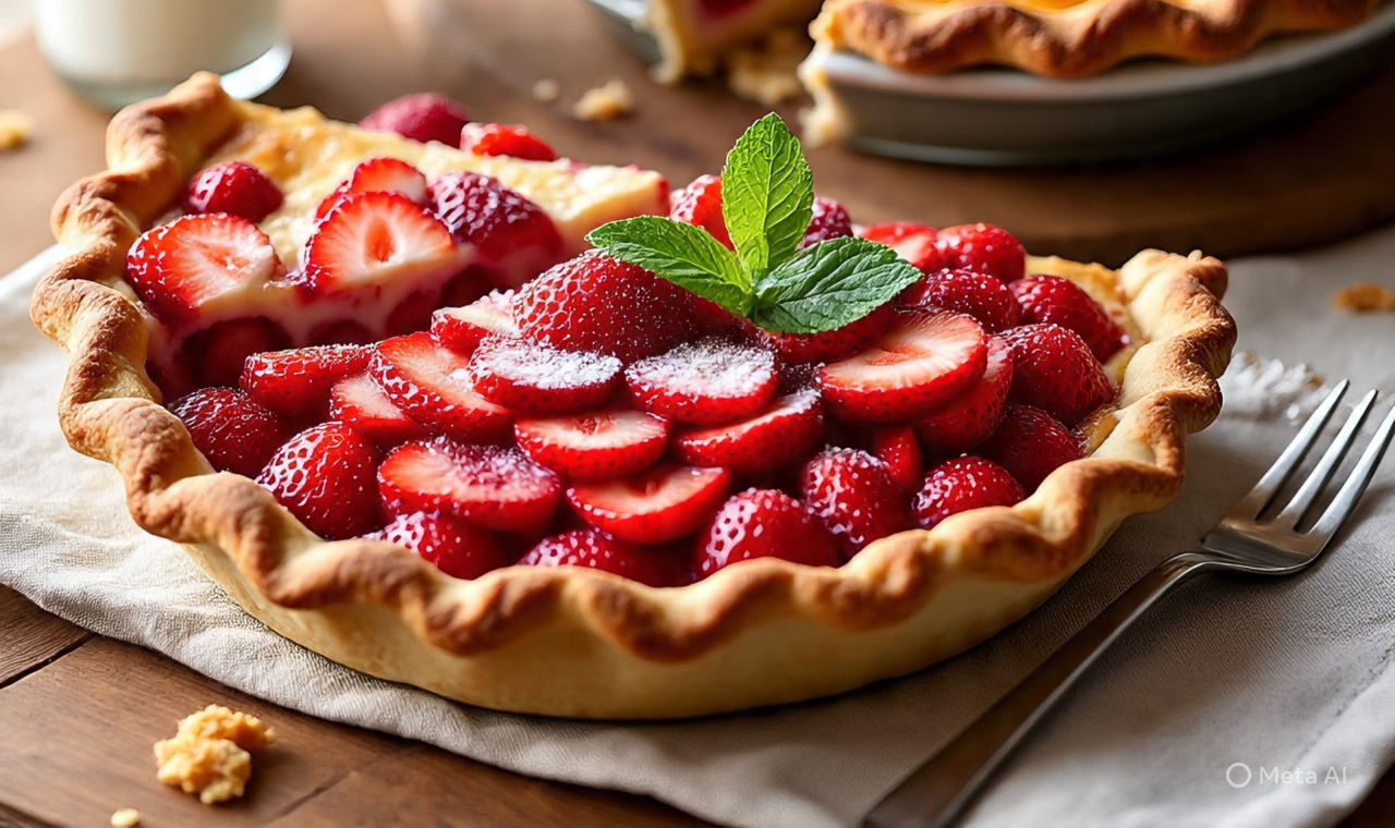 Strawberry Pie Blank Meme Template