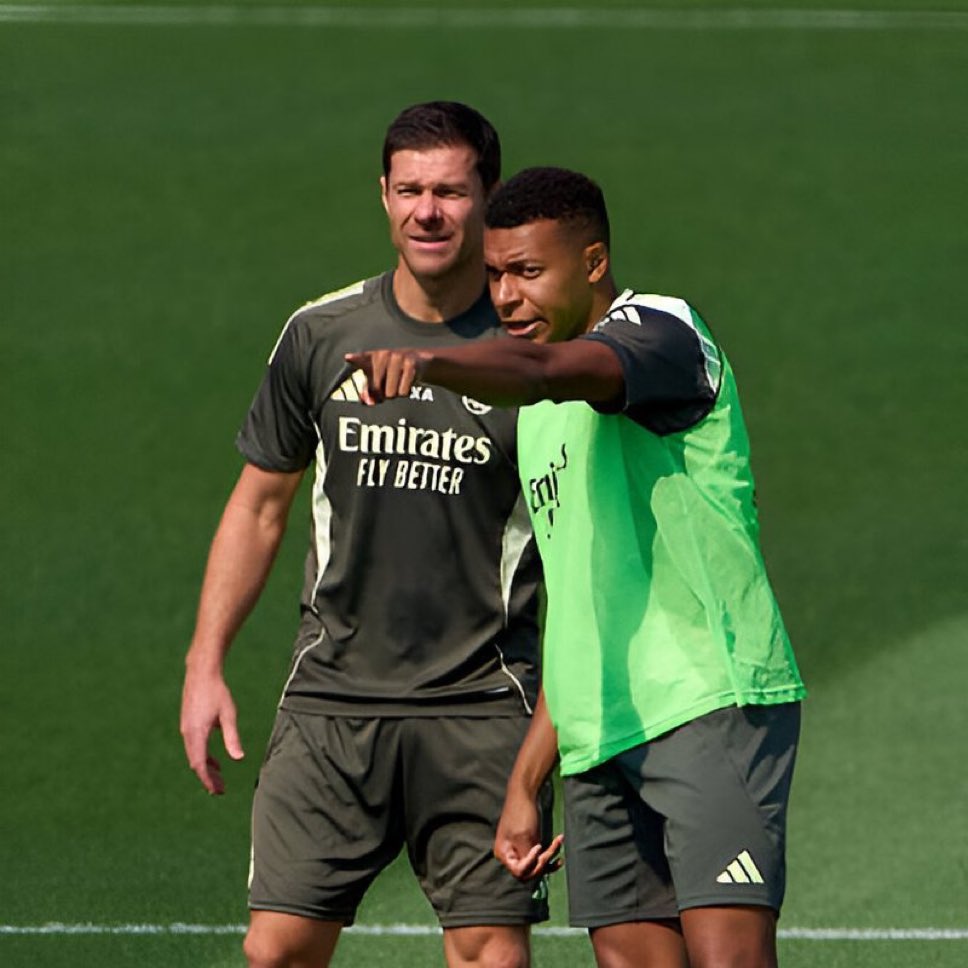 Mbappe & coach Blank Meme Template