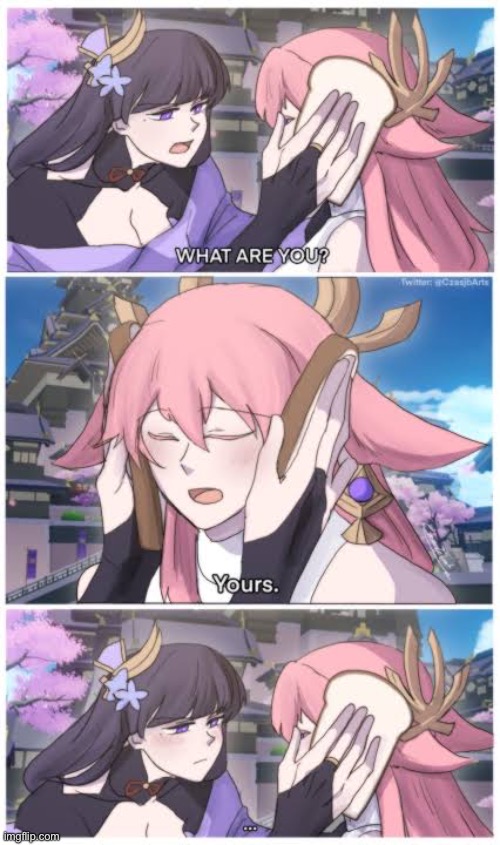 image tagged in memes,shitpost,gayshit impact,yuri | made w/ Imgflip meme maker