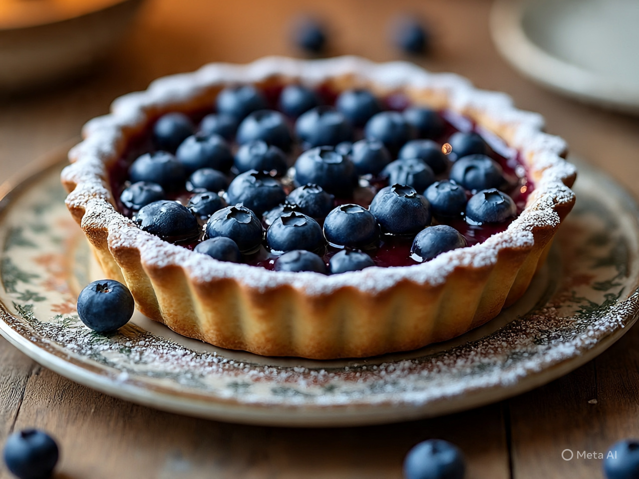 Blueberry Tart Blank Meme Template