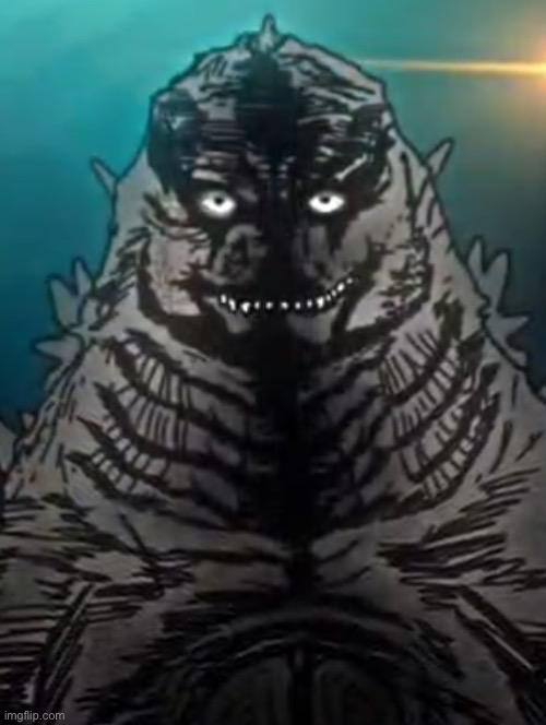 please say sike Godzilla Blank Meme Template