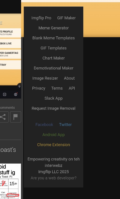 My img ain't flippin | made w/ Imgflip meme maker
