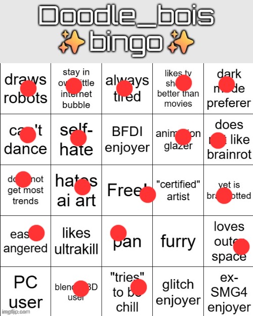 i only go on my laptop or my pc when i need to do smthn | image tagged in doodle_boi bingo | made w/ Imgflip meme maker