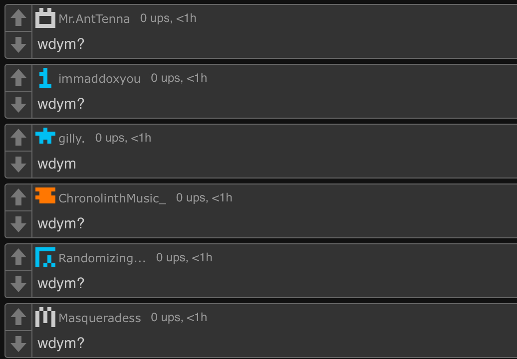 wdym? Blank Meme Template