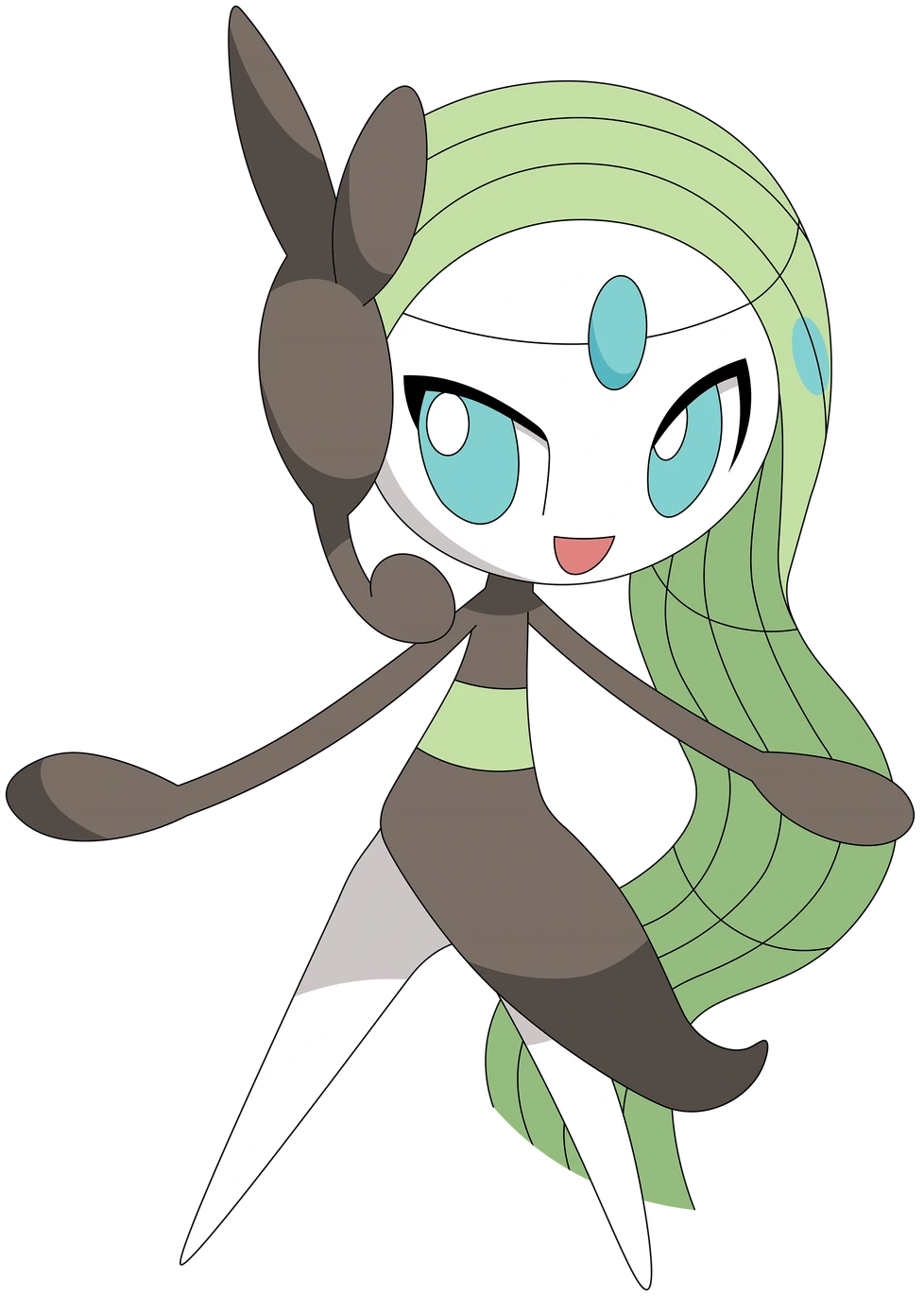 Meloetta 8 (Aria Form) Blank Meme Template